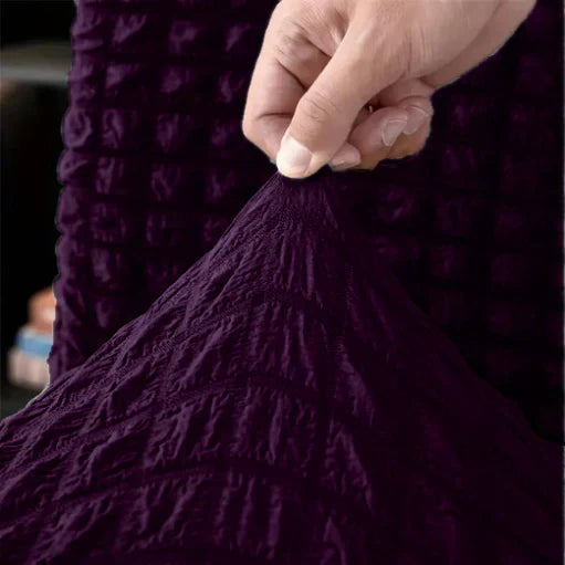 Bubble Turkish Sofa Cover - Purple